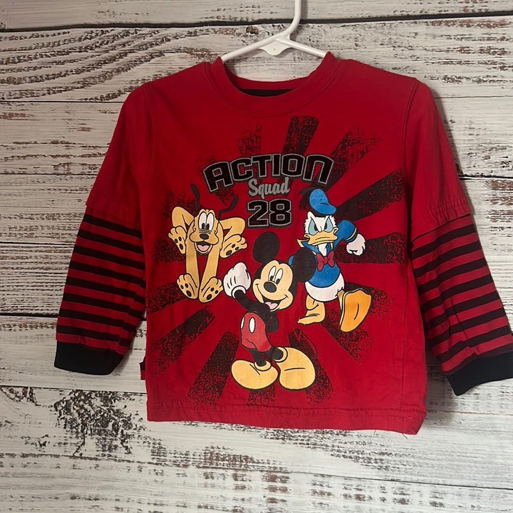 Mickey Mouse action squad long sleeve with cape size 18 months